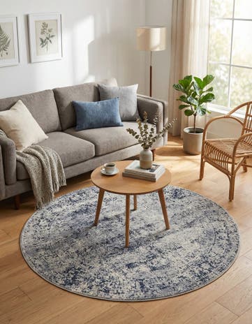 5' 3 x 5' 3 Eliza Round Rug