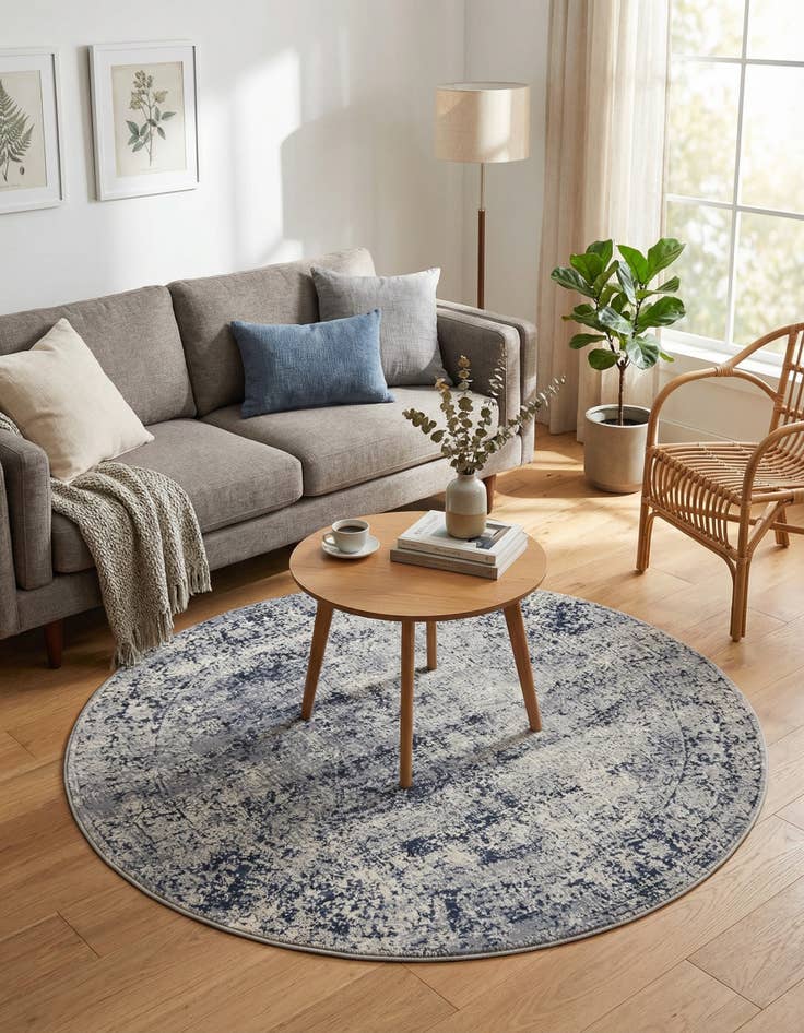 Detail image of 5' 3 x 5' 3 Eliza Round Rug