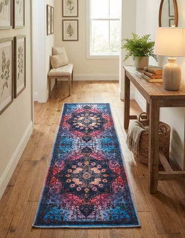 2' x 6' Washable Renaissance Runner Rug