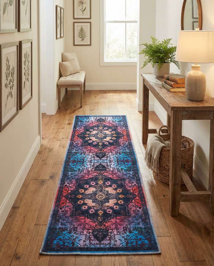 2' x 6' Washable Francesca Runner Rug