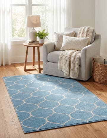 3' x 5' 3 Lattice Frieze Rug