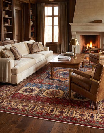 6' x 9' Hand Knotted Mamluk Ziegler Rug