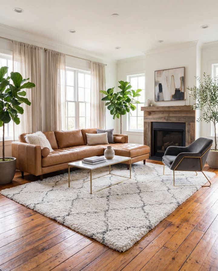 9' x 12' Moroccan Shag Rug