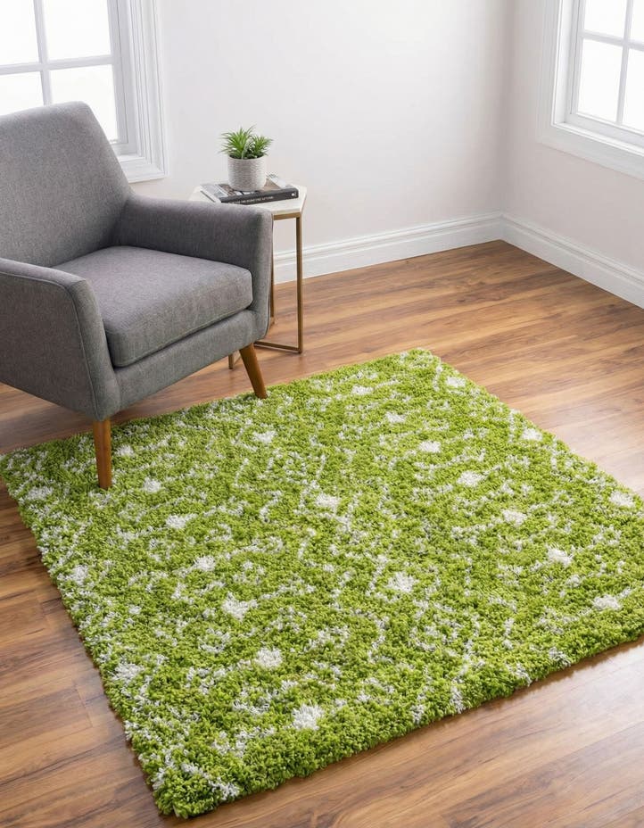 4' x 4' Moroccan Trellis Shag S...