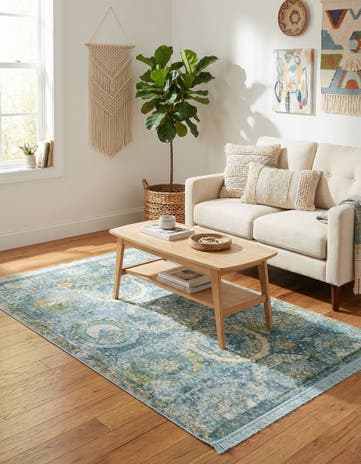 Light Blue Santiago Rug