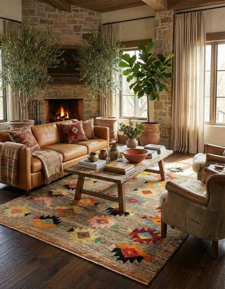 Detail image of 5' 8 x 7' 8 Hand Knotted Balouch Wool Rug