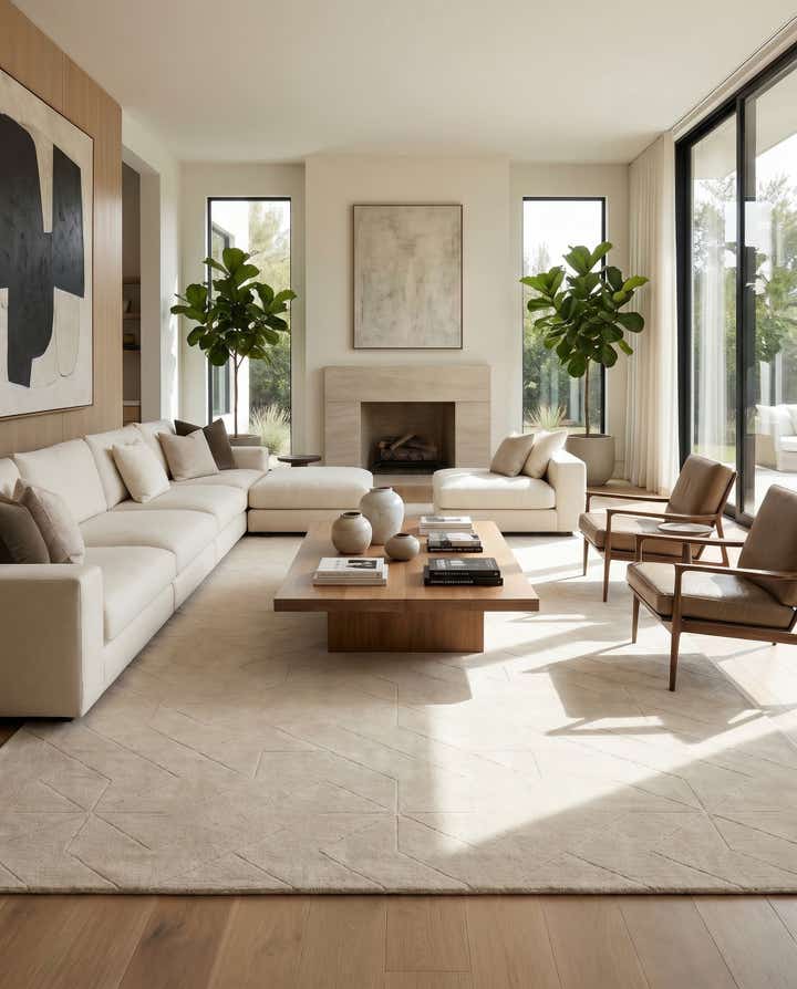 13' 1 x 18' 1 WoolCraft Geometric Rug