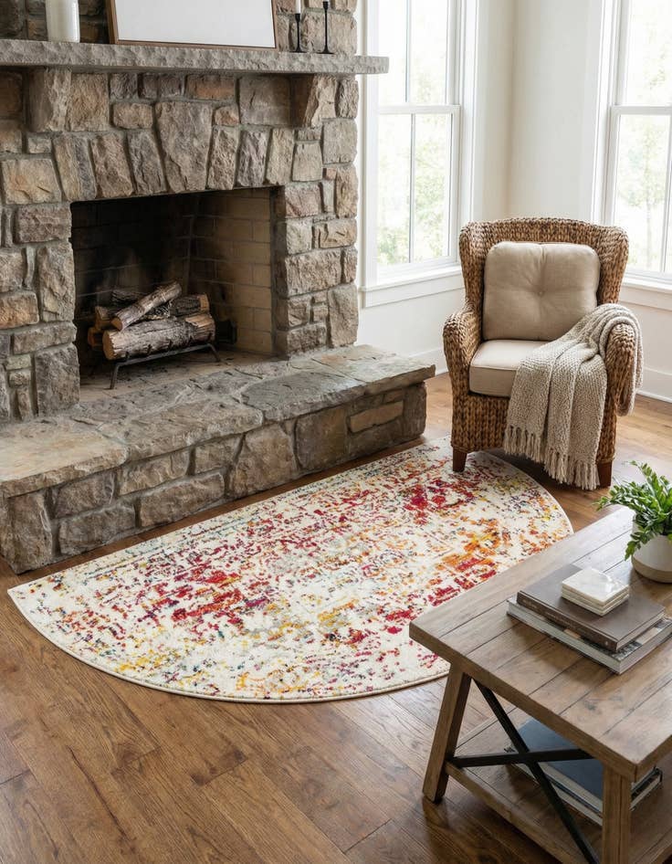 Detail image of 3' x 6' Arlington Hearth Rug