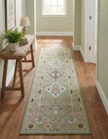 2' x 6' Kamala Washable Runner Rug