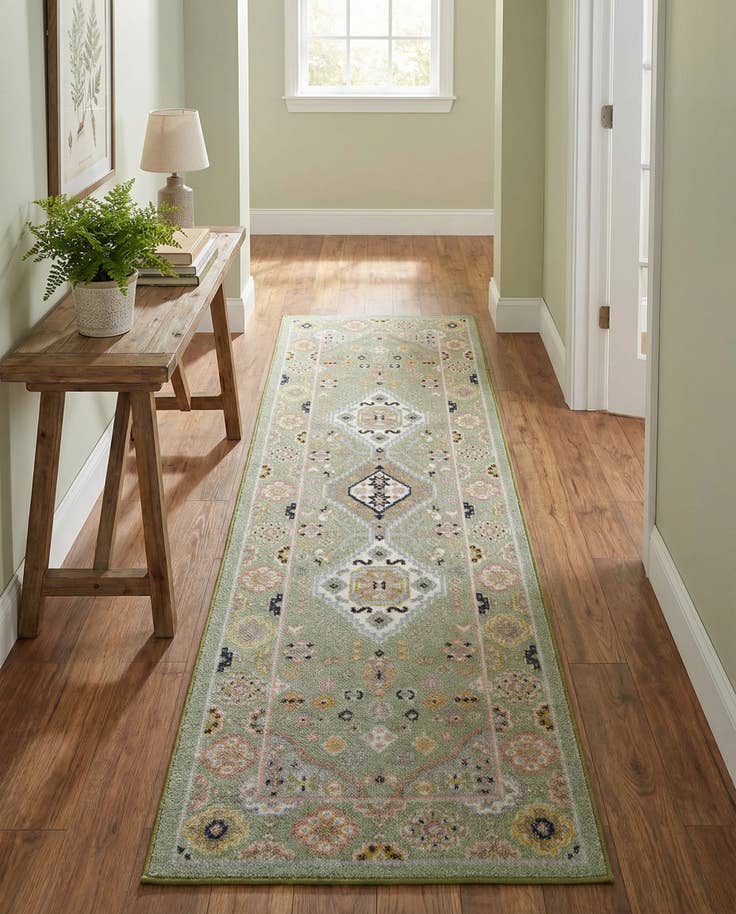 Detail image of 2' x 6' Kamala Washable Runner Rug