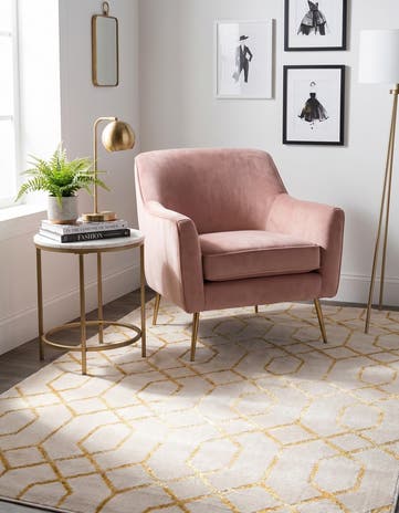 3' x 5' 3 Marilyn Monroe™ Glam Trellis Rug