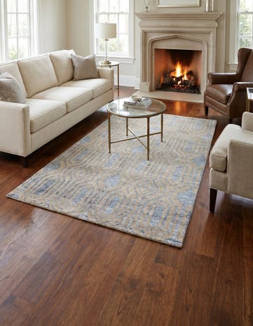 3' 8 x 6' Hand Knotted Darya Rug
