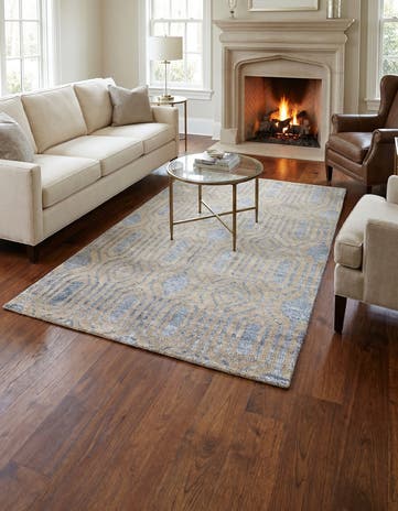 3' 8 x 6' Hand Knotted Darya Rug