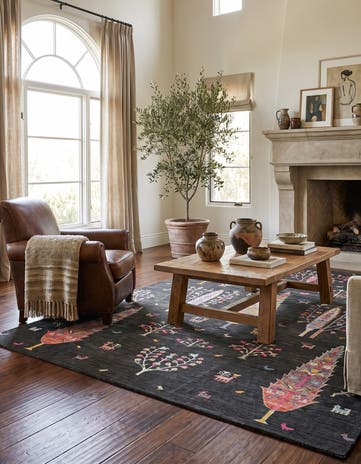 6' 11 x 9' 10 Hand Knotted Ariana Ziegler Rug