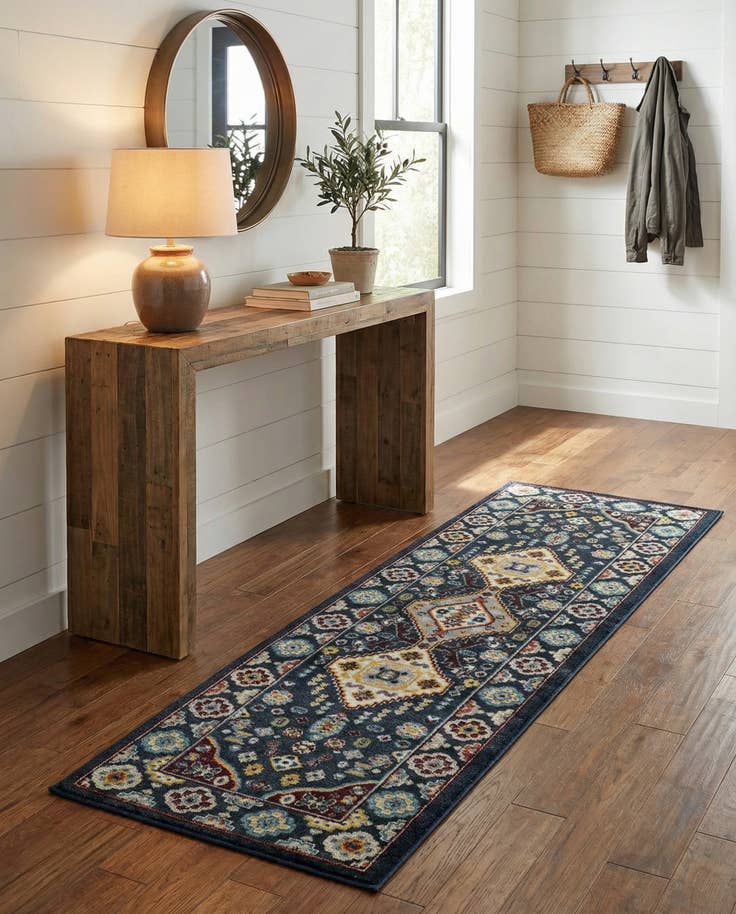 Detail image of 2' x 6' Kamala Washable Runner Rug