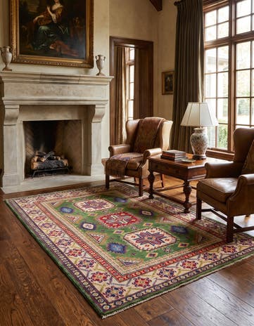 120cm x 185cm Hand Knotted Kazak Rug