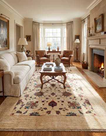 6' 7 x 9' 10 Hand Knotted Ariana Ziegler Rug