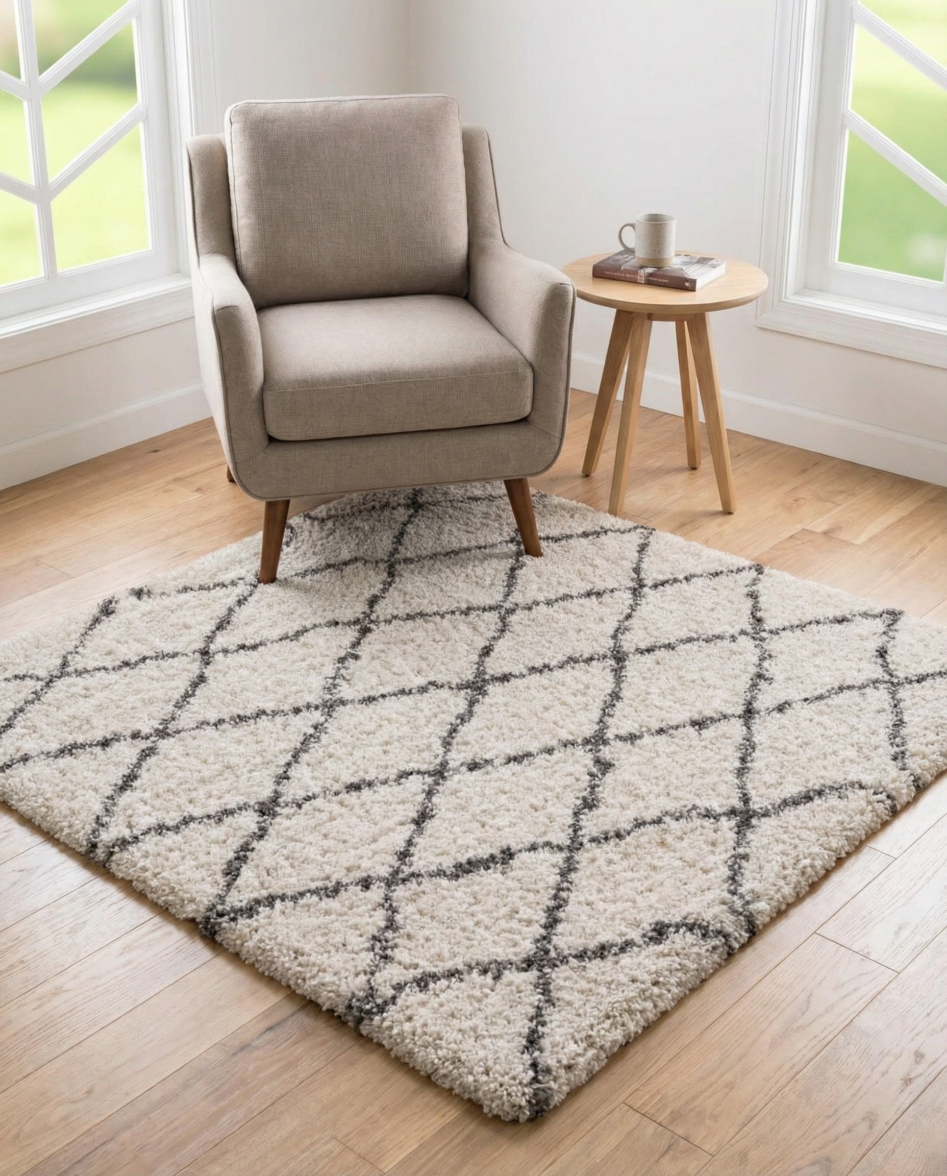 4' x 4' Marrakesh Shag Square Rug