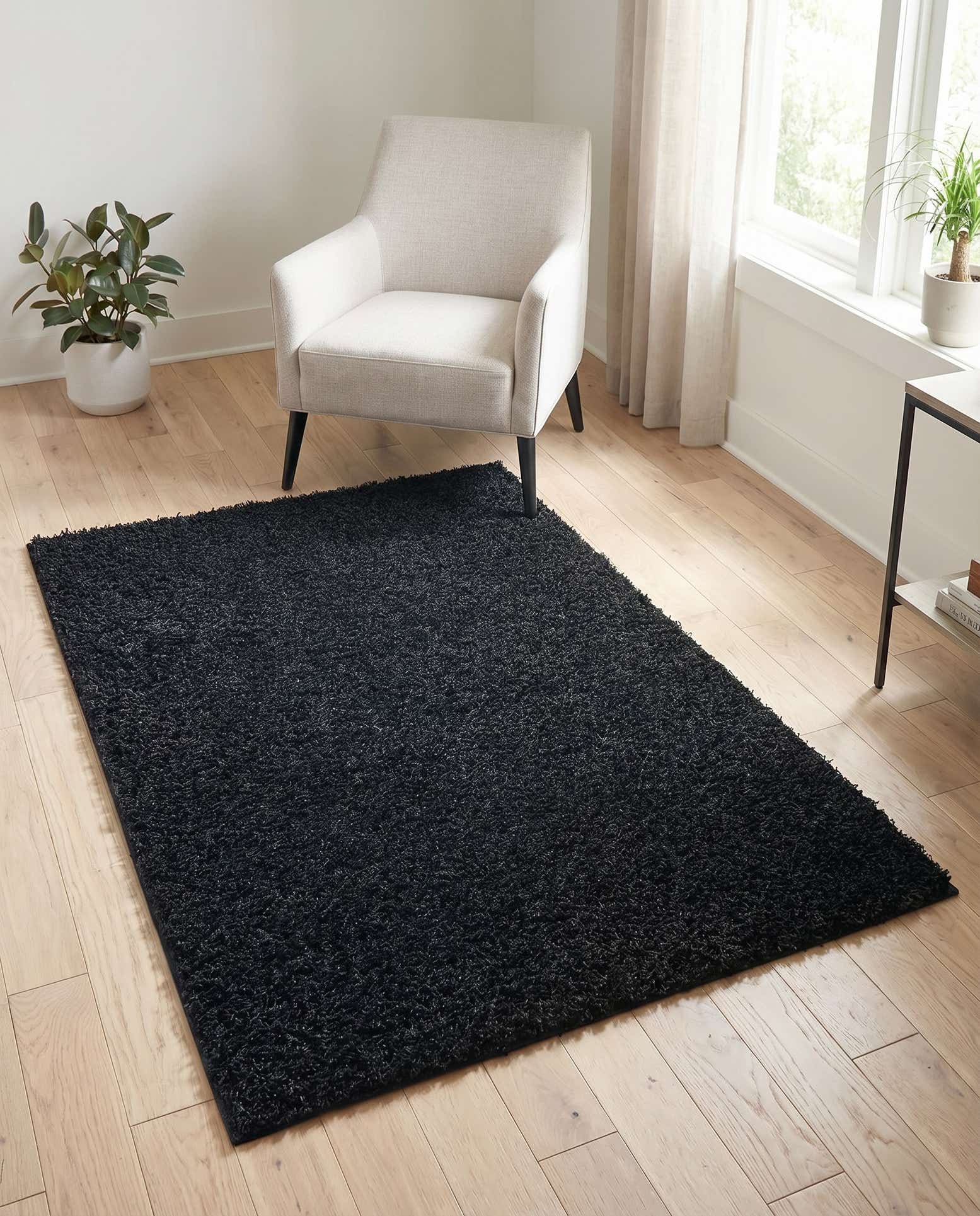 3' 3 x 5' 3 Comfort Solid Shag Rug