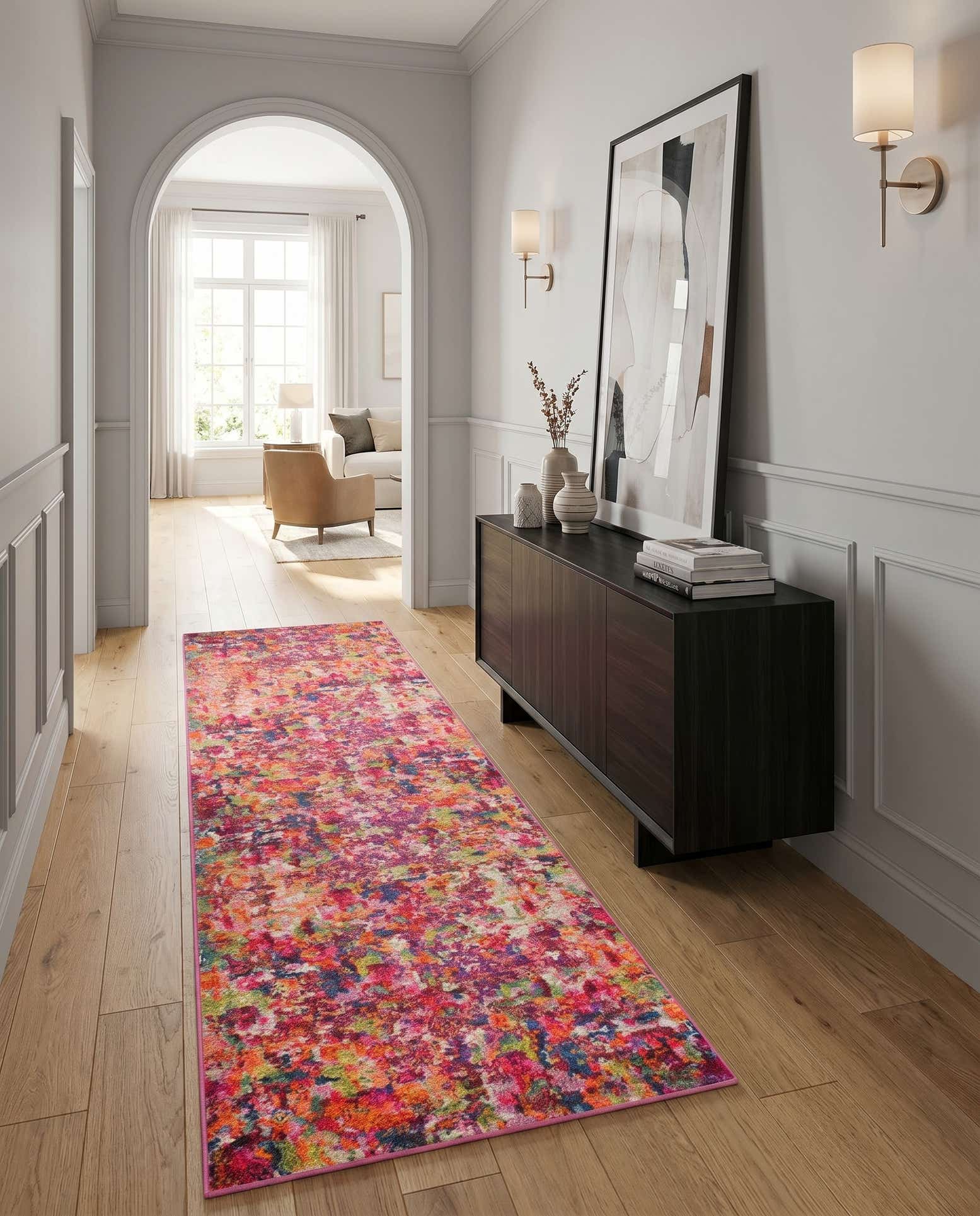2' 7 x 10' Washable Theia Runner Rug