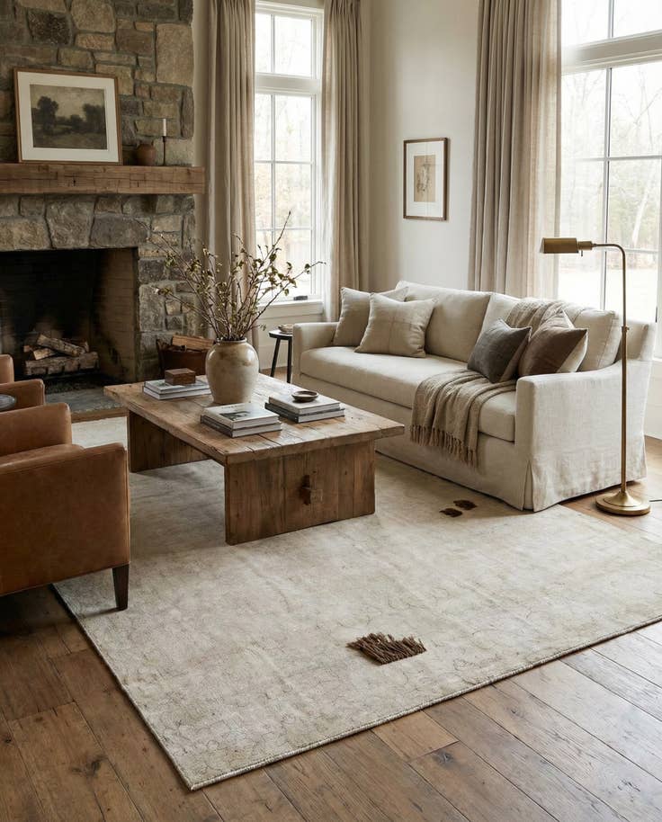 Detail image of 8' 5 x 13' 2 Hand Knotted Ultra Vintage Persian Wool Rug