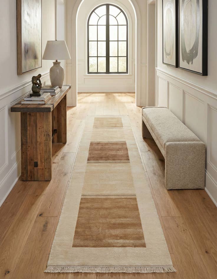 Detail image of 2' 7 x 13' Hand Knotted Darya Runner Rug