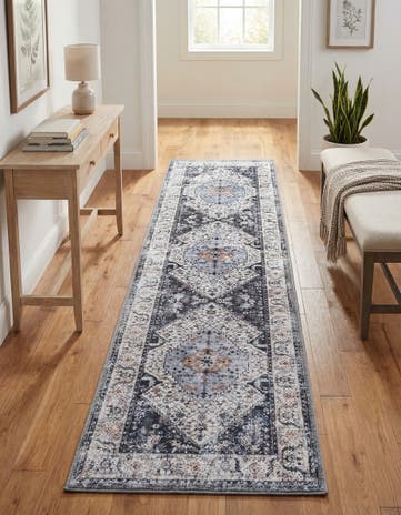 2' x 8' Washable Yara Runner Rug