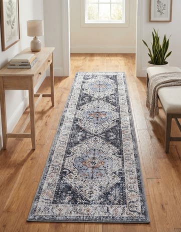 2' x 8' Washable Yara Runner Rug