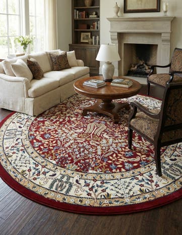 10' x 10' Nain Design Round Rug