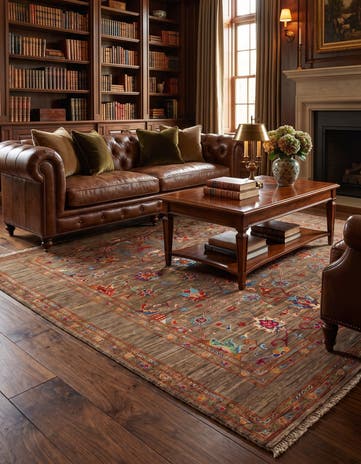 5' 1 x 6' 8 Hand Knotted Ariana Ziegler Rug