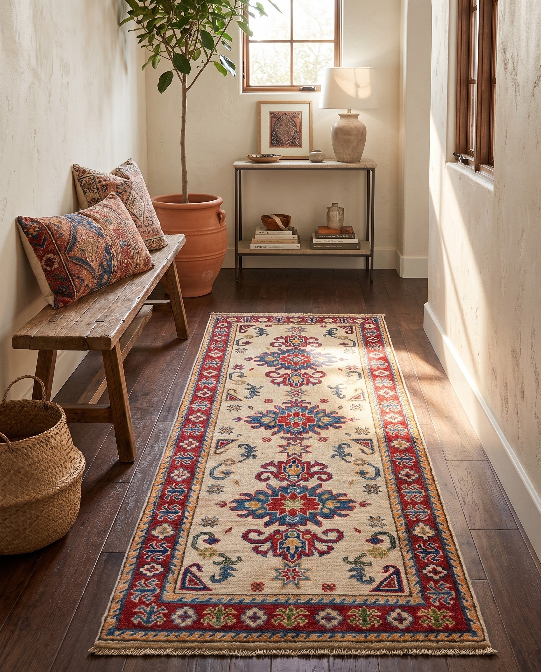 2' 3 x 5' 9 Hand Knotted Kazak Runner Rug