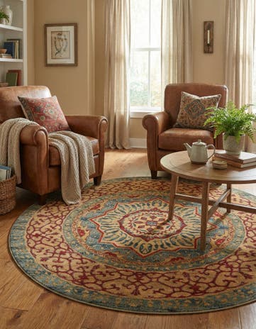 6' x 6' Amina Round Rug
