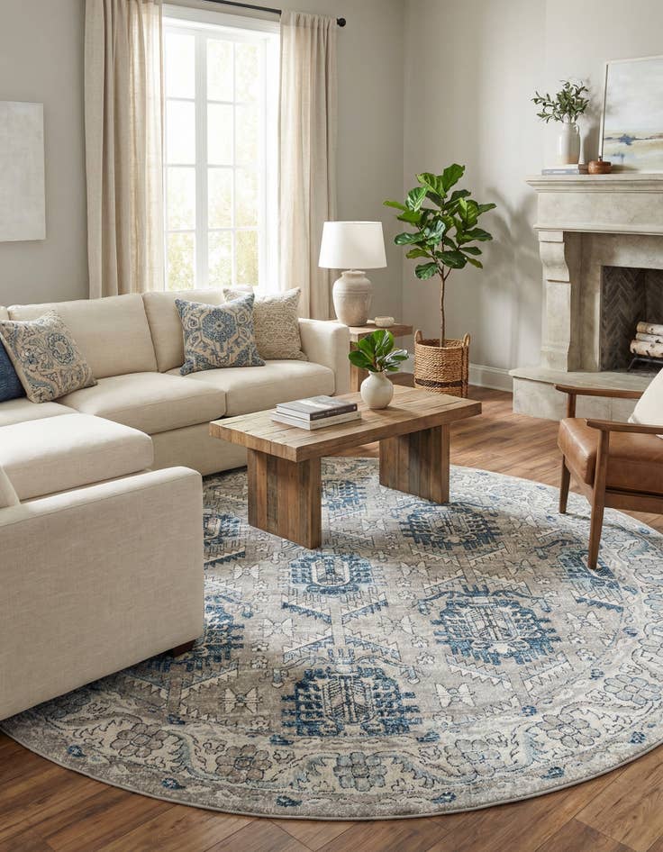 Detail image of 12' x 12' Nyla Round Rug