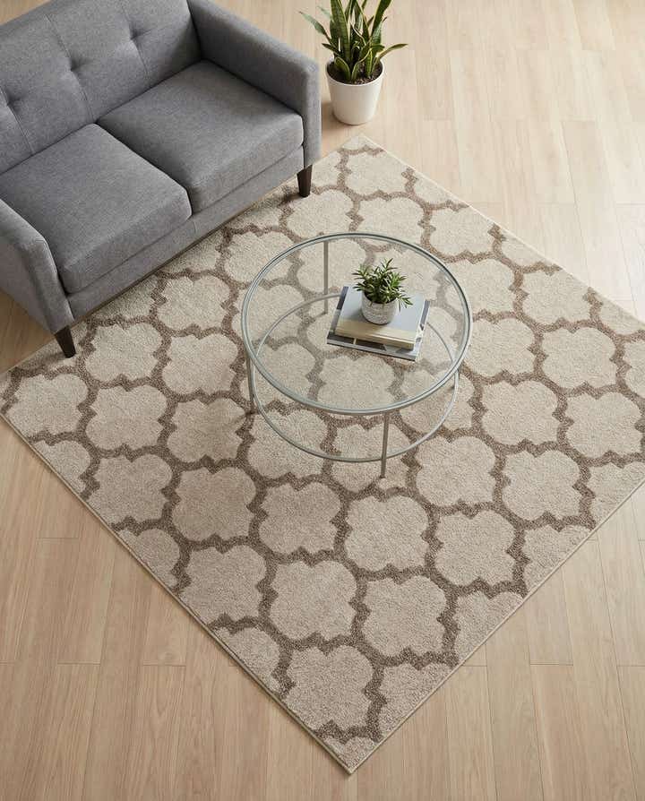 6' x 6' Lattice Square Rug