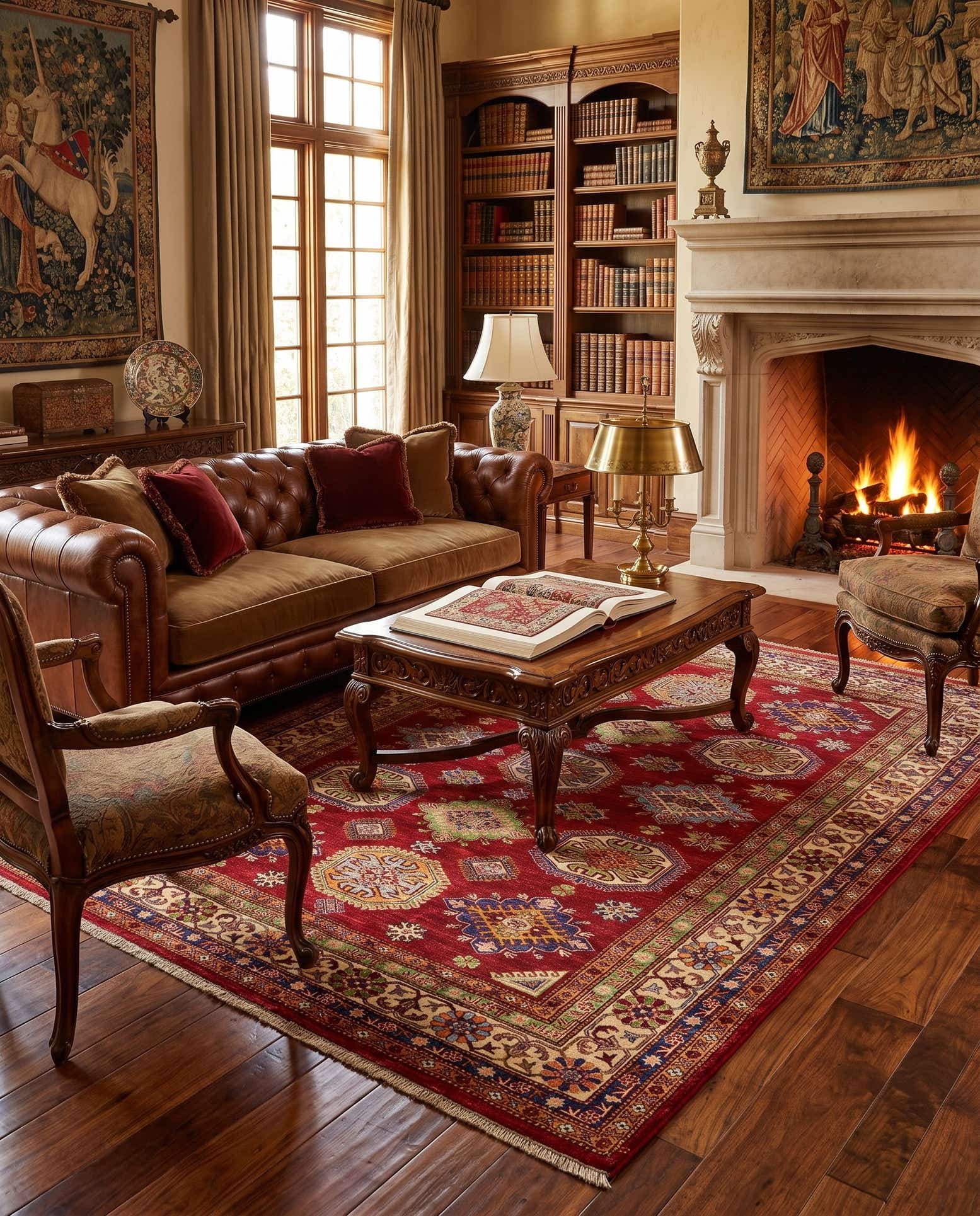 180cm x 240cm Hand Knotted Kazak Rug