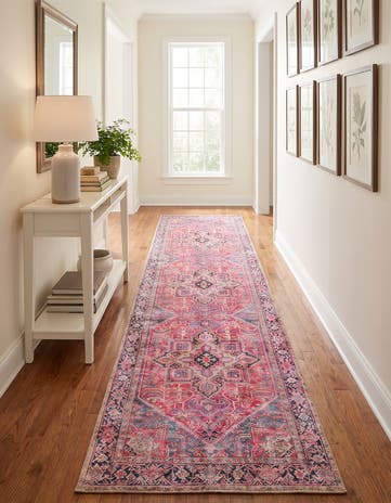 2' 6 x 14' Washable Timeless Runner Rug