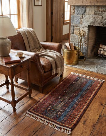 1' 7 x 3' 3 Hand Knotted Ariana Ziegler Rug
