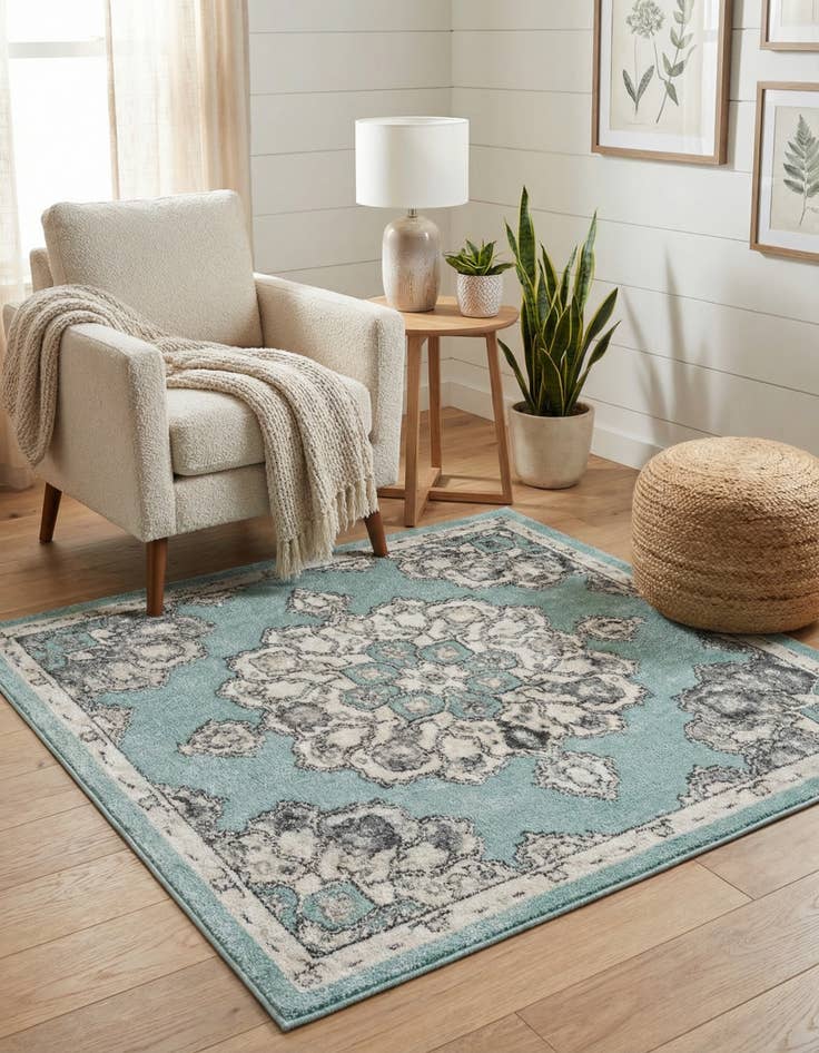 Detail image of 4' x 4' Parker Square Rug