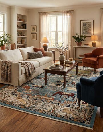10' x 13' Nain Design Rug