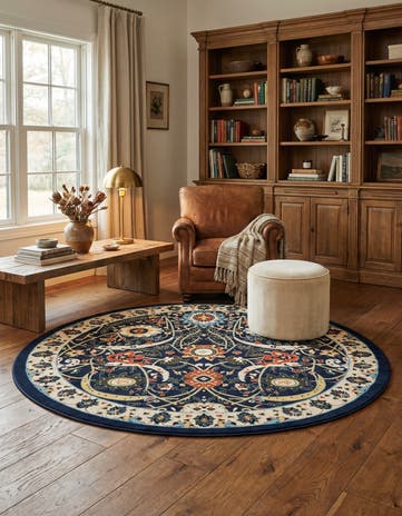 7' 10 x 7' 10 Neda Round Rug