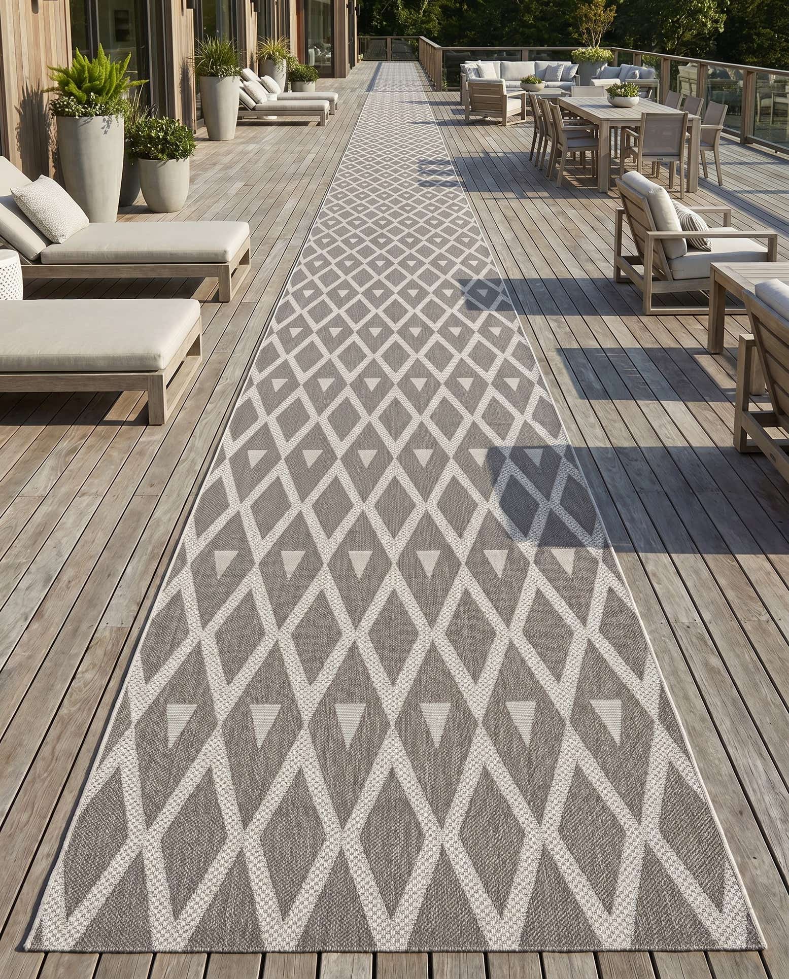 5' x 82' Easy-Clean Indoor / Outdoor Runner Rug