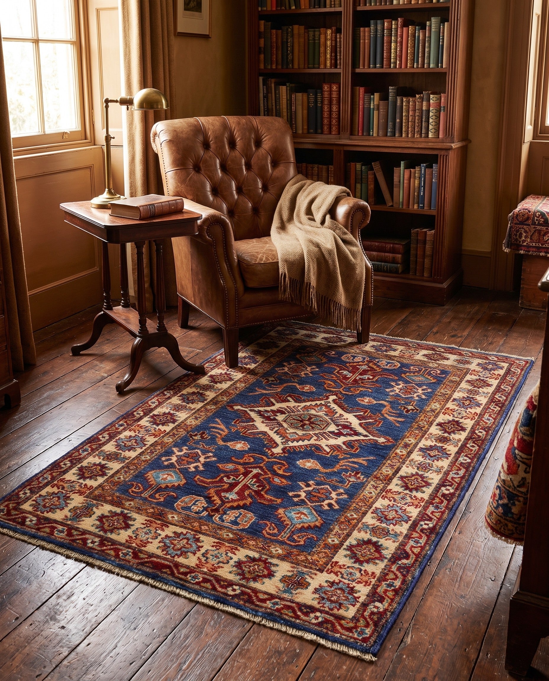 2' 8 x 3' 10 Hand Knotted Kazak Rug