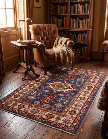 2' 8 x 3' 10 Hand Knotted Kazak Rug