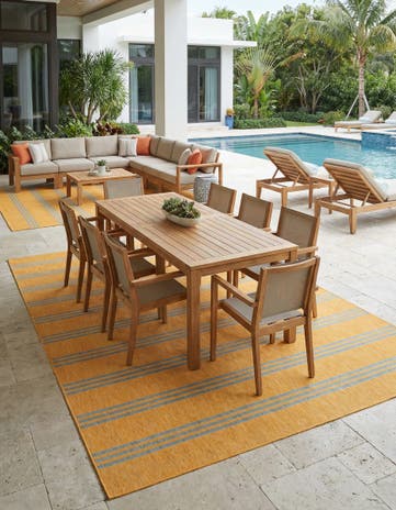 9' x 12' Easy-Clean Jill Zarin Anguilla Indoor / Outdoor Rug