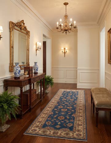 2' 8 x 8' 2 Hand Knotted Pershawar Ziegler Runner Rug