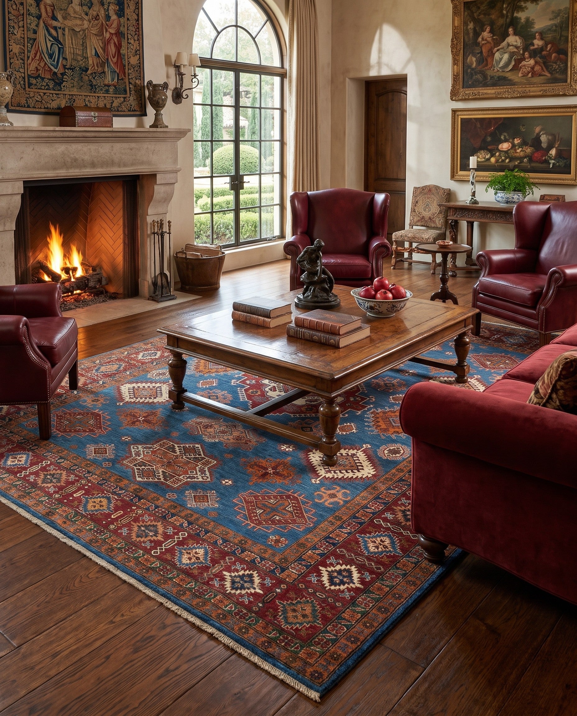 8' 4 x 10' 7 Hand Knotted Kazak Rug