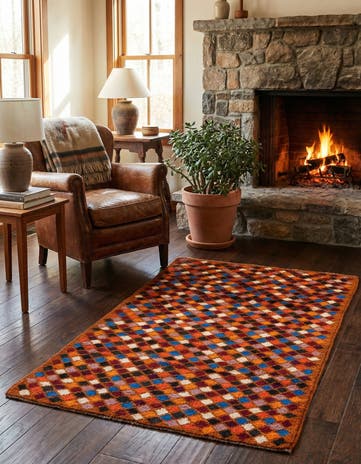 2' 9 x 4' 8 Hand Knotted Balouch Wool Rug