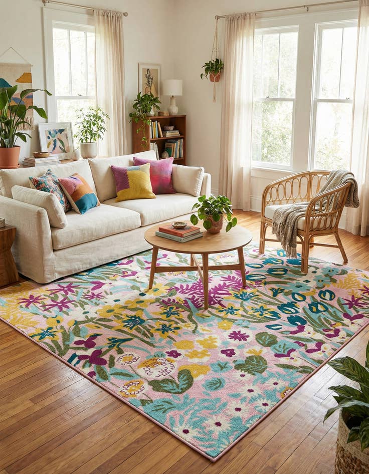 Detail image of 10' x 10' Bloom Square Rug
