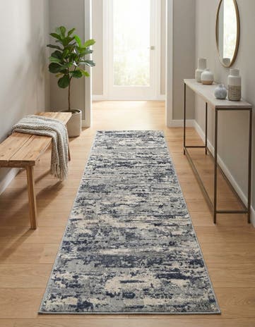 Gray Caspian Runner Rug