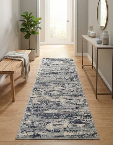 Gray Caspian Runner Rug
